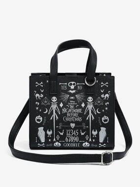 Disney Bioworld Nightmare Before Christmas Spirit Board Satchel Bag